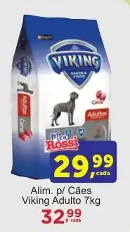 Rossi Supermercado Alim. p/ Cães Viking Adulto oferta