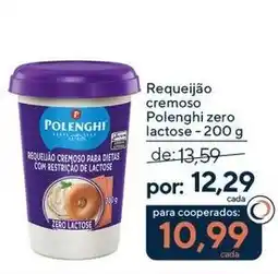 Coop Requeijão cremoso Polenghi zero lactose oferta