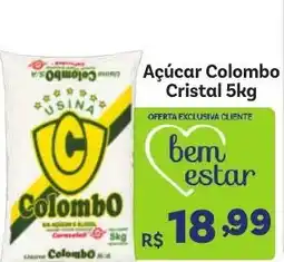 Covabra Supermercados Açúcar Colombo Cristal oferta