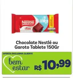 Covabra Supermercados Chocolate Nestlé ou Garoto Tablete oferta