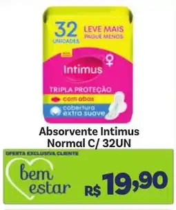 Covabra Supermercados Absorvente Intimus Normal oferta