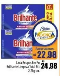 Proença Supermercados Lava Roupas Em Po Brilhante Limpeza Total Pct oferta