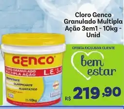 Covabra Supermercados Cloro Genco Granulado Multipla Ação 3em1 oferta