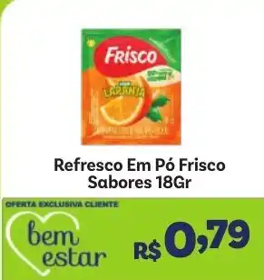 Covabra Supermercados Refresco Em Pó Frisco Sabores oferta
