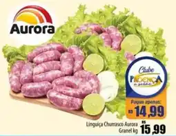 Proença Supermercados Linguiça Churrasco Aurora granel oferta