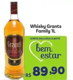 Covabra Supermercados Whisky Grants Family oferta