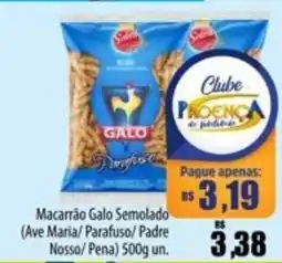 Proença Supermercados Macarrão Galo Semolado oferta