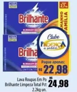 Proença Supermercados Lava Roupas Em Po Brilhante Limpeza Total Pct oferta