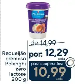 Coop Requeijão cremoso Polenghi zero lactose oferta