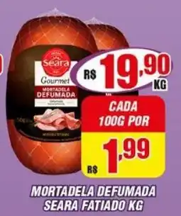 Violeta Supermercados Mortadela defumada seara fatiado oferta