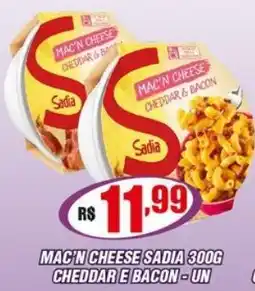 Violeta Supermercados Mac'n cheese sadia cheddar e bacon-un oferta