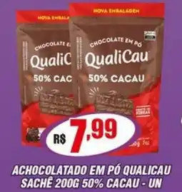 Violeta Supermercados Achocolatado em pó qualicau sache 50% cacau-un oferta