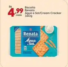 Supper Rissul Renata - biscoito água e sal/cream cracker oferta