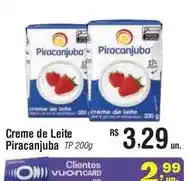 Fort Atacadista Piracanjuba - creme de leite oferta