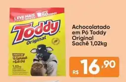 Atacado Vem Achocolatado em Pó Toddy Original Sachê oferta