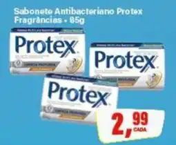 Sabonete Antibacteriano Protex Fragrâncias.