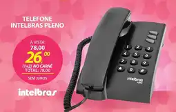 Lojas Cem Telefone intelbras pleno oferta