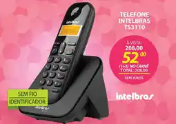 Lojas Cem Telefone intelbras ts3110 oferta