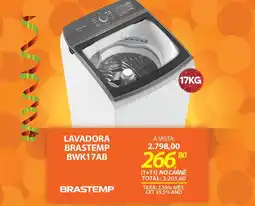 Lojas Cem Lavadora brastemp BWK17AB oferta
