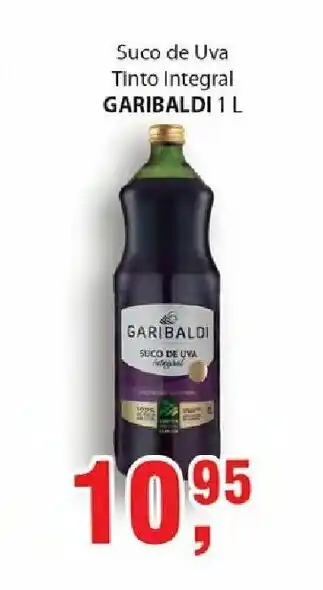 Supermercados Mundial Suco de Uva Tinto Integral Garibaldi 1L oferta