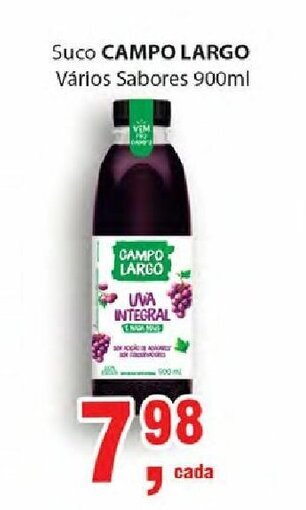 Supermercados Mundial Suco Campo Largo 900ml oferta