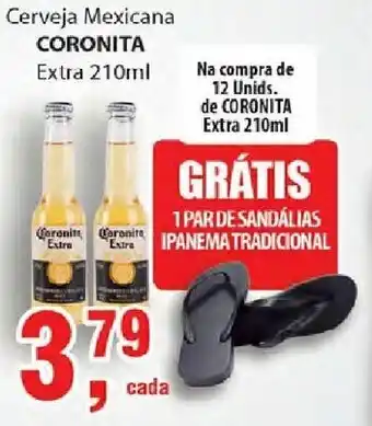 Supermercados Mundial Cerveja Mexicana Coronita 210ml oferta