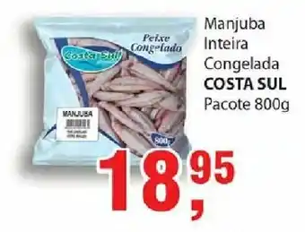 Supermercados Mundial Manjuba Inteira Congelada Costa Sul 800g oferta