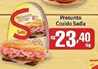 Supermercados Mundial Presunto Cozido Sadia 1kg oferta