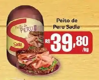 Supermercados Mundial Peito de peru Sadia 1kg oferta