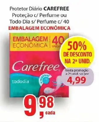 Protetor Diario Carefree c/40