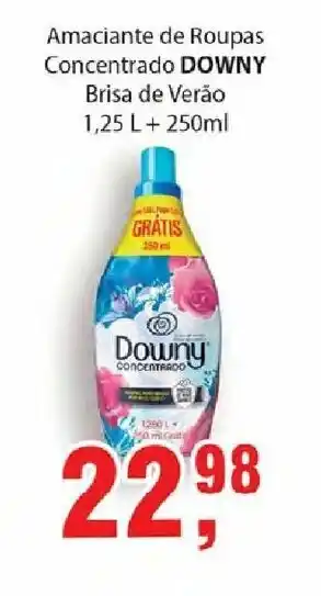 Supermercados Mundial Amaciante de Roupas Concentrado Downy 1.25L + 250ml oferta