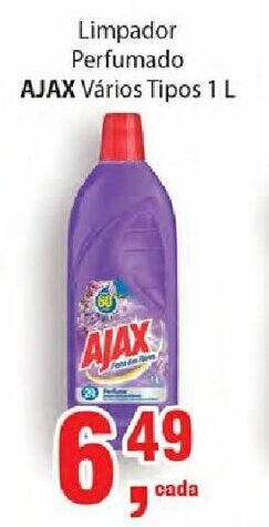 Supermercados Mundial Limpador Perfumado Ajax 1L oferta