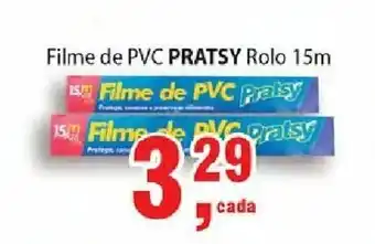 Filme de PVC Pratsy Rolo 15m