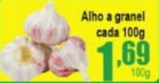 Higa's Supermercado Alho a granel 100g oferta