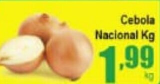 Higa's Supermercado Cebola Nacional 1kg oferta
