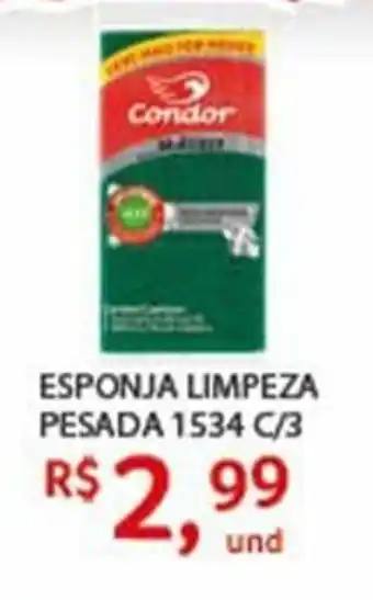Frangolândia Esponja Limpeza Pesada 1534 c/3 oferta