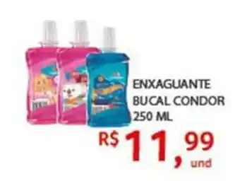 Frangolândia Enxaguante Bucal Condor 250ml oferta