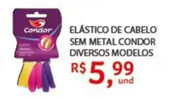 Elastico de Cabelo sem metal Condor Diversos Modelos