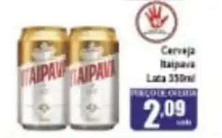 Higa's Supermercado Cerveja Itaipava lata 355ml oferta