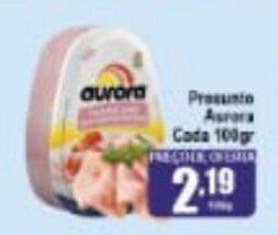 Higa's Supermercado Presunto Aurora Cada 100g oferta