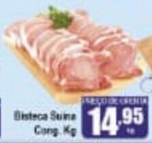 Higa's Supermercado Bisteca Suina Congelada 1kg oferta