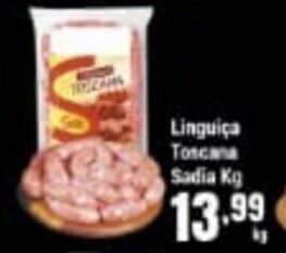 Higa's Supermercado Linguica Toscana Sadia 1kg oferta