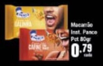 Higa's Supermercado Macarrao Inst. Panco pct 80g oferta