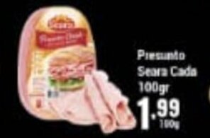 Higa's Supermercado Presunto Seara cada 100g oferta