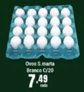 Higa's Supermercado Ovo S. Marta Branco c/20 oferta