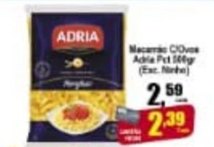 Higa's Supermercado Macarrao c/ Ovos Adria 500g oferta