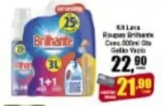 Higa's Supermercado Kit lava roupas Brilhante oferta