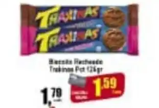Higa's Supermercado Biscoito Recheado Trakinas Pct 126g oferta