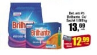 Higa's Supermercado Det. em po Brilhante Cx/ Sache 1.6kg oferta