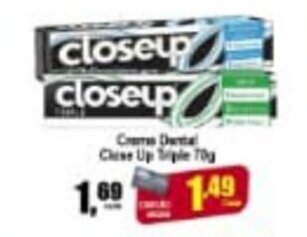 Higa's Supermercado Creme Dental Close Up Triple 70g oferta